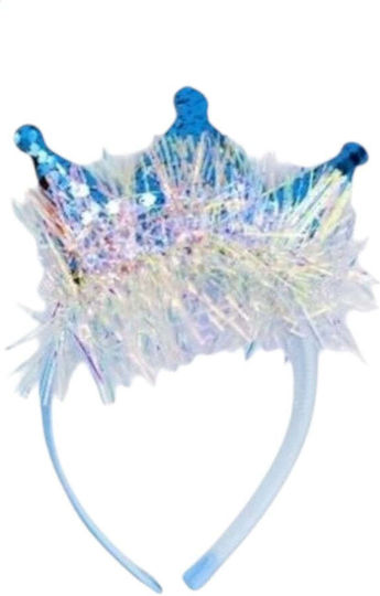 Karnevalsaccessoires Stirnband Gelbe mit Pailletten
