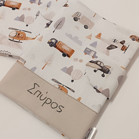 Magnolia Handmade Χειροποίητη Θήκη Βιβλιαρίου Υγείας Μωρού για Αγόρι