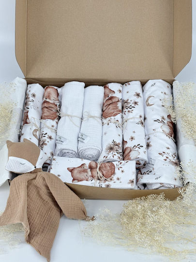 Velvet White Подаръчен комплект за бебета за момиче 14бр