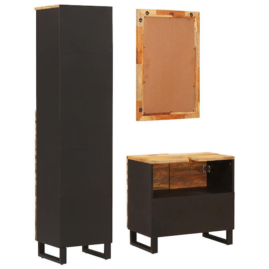 vidaXL Countertop without Sink with Mirror Coffee