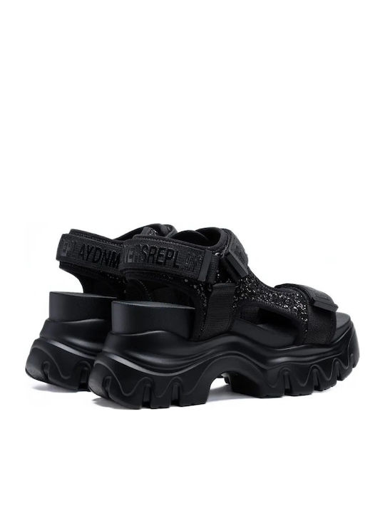 Women's Sandals Flatforms Black