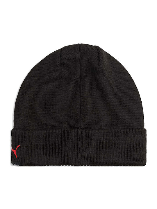Beanie Unisex Σκούφος Πλεκτός σε Κόκκινο χρώμα