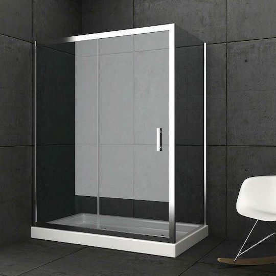 Orabella Energy Καμπίνα Ντουζιέρας με Συρόμενη Πόρτα 130x180cm Serigrafato Orabella Energy Καμπίνα Ντουζιέρας με Συρόμενη Πόρτα 130x180cm Serigrafato