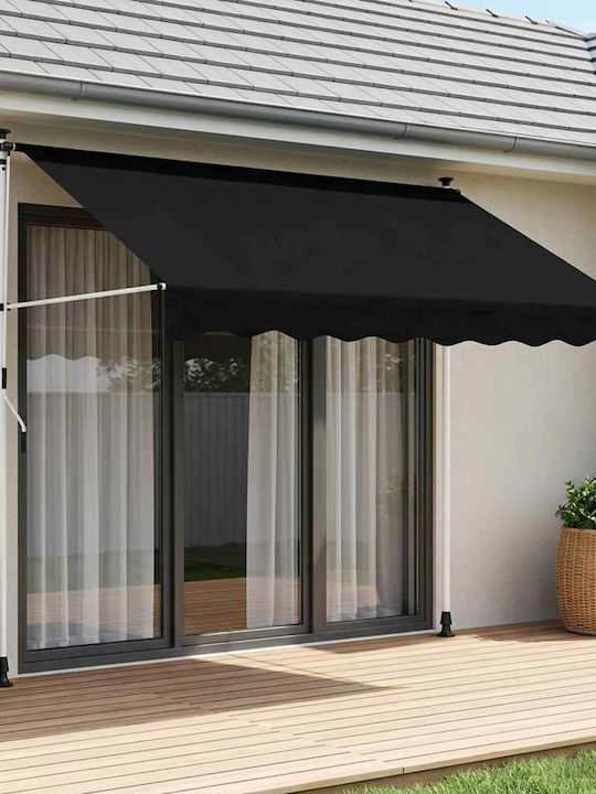 vidaXL Terrassenmarkise Schwarz x