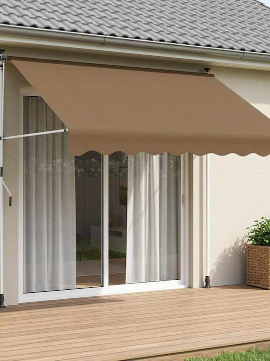 vidaXL Beige Terrace Tent x