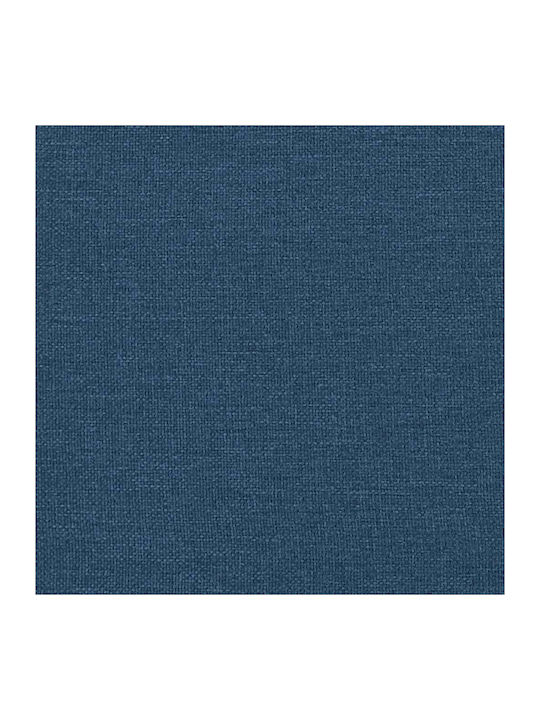 Einzelbett Blau mit Lattenrost & Matratze 94x200cm