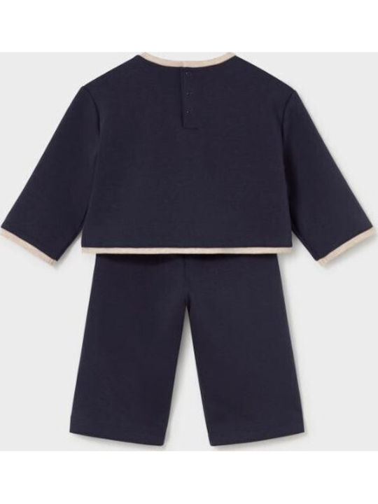 Kinderbekleidungssets mit Hosen Sommer 2 Stück Dunkelblau