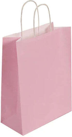 Pink Paper Gift Bag 15x6x12cm