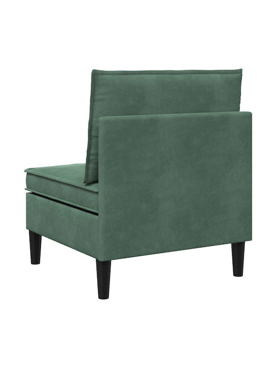 Velvet Armchair Blue 70x70x82cm