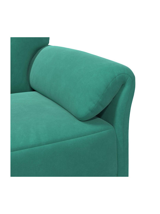 Velvet Turquoise Armchair 88x83x95cm