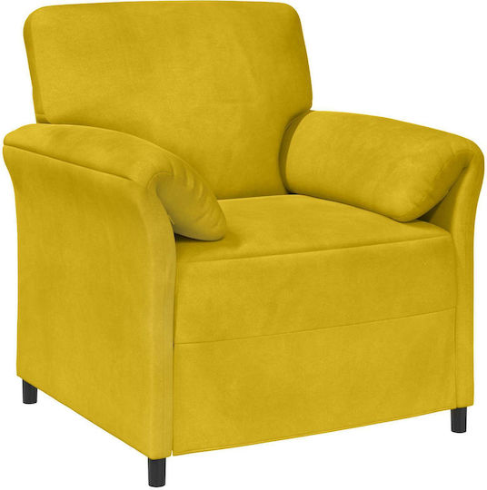 Πολυθρόνα 88x83x95cm Κίτρινο Πολυθρόνα 88x83x95cm Κίτρινο