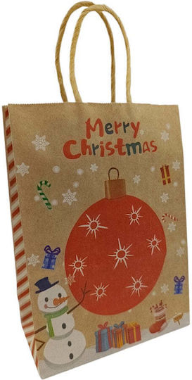 Papier Weihnachtsgeschenkverpackung Tasche für Geschenk 21x8x15cm Verschiedene Farben