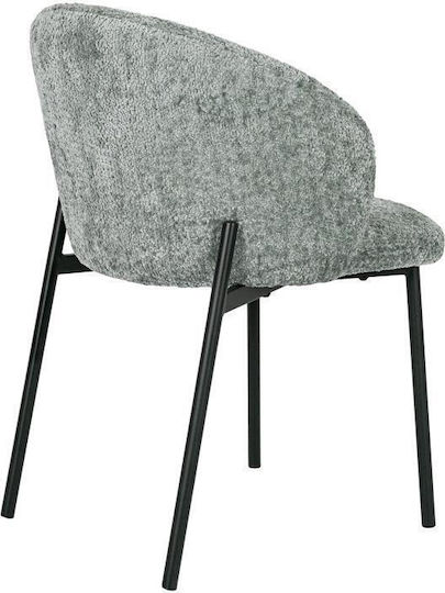 Dining Room Metallic Green Chairs 2 Pieces 59x57x82cm