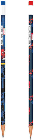 Set Pencils Eraser Sharpener Spiderman 7 Pieces