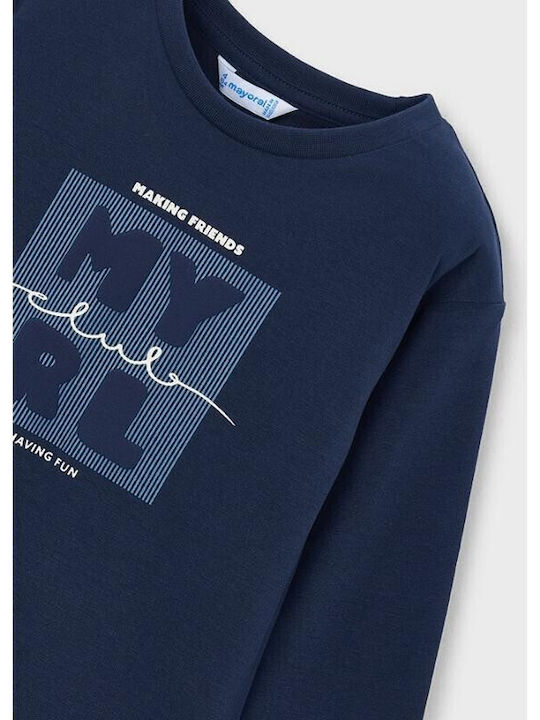 Παιδικό T-shirt Μπλέ Basic