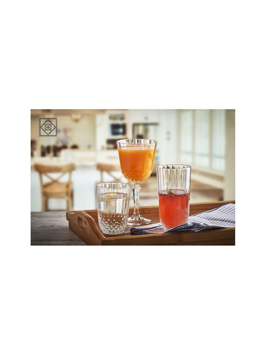 Espiel Diony Set Glasses for White Wine from Glass in White Colour 6 Pieces