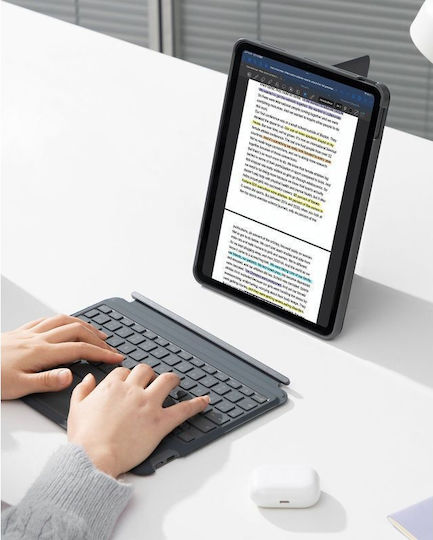 Inateck Acetouch Kb04112 Abnehmbares Tastatur-Hülle Ipad der 10. / 11. Generation Qwertz Grau