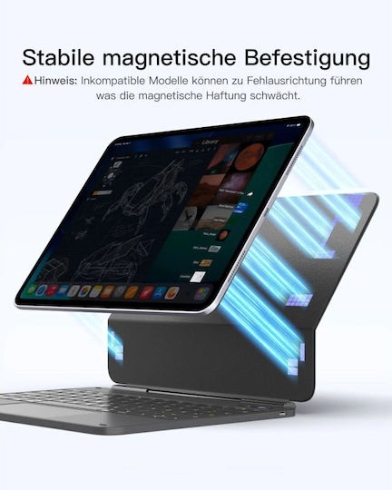 Inateck Tablet Hülle Ipad 13'' Qwertz Schwarz Kb903-13p_black