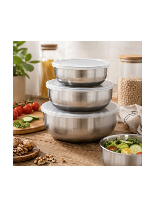 Venus Inox Lunch Box Silver 3pcs