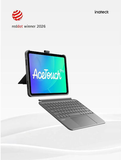 Inateck Ace Touch iPad 11" Qwertz Keyboard Graphite