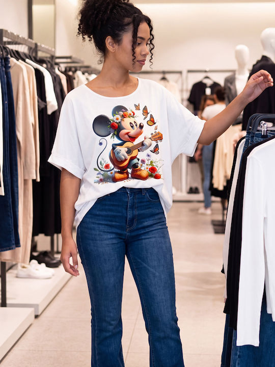 Damen T-Shirt Weiß