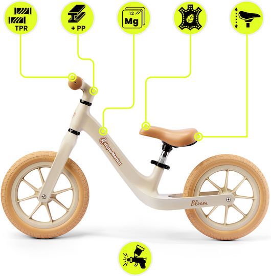 HyperMotion Kinder Balancefahrrad Beige
