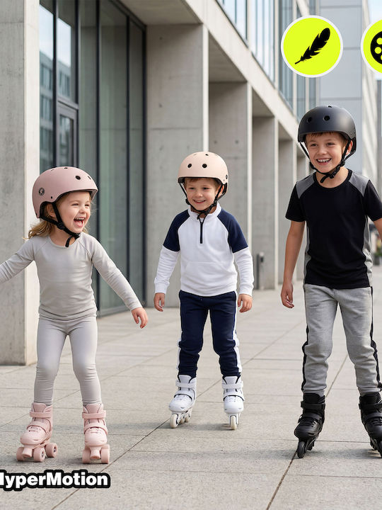 HyperMotion Kinderfahrrad- / Rollerhelm Schwarz