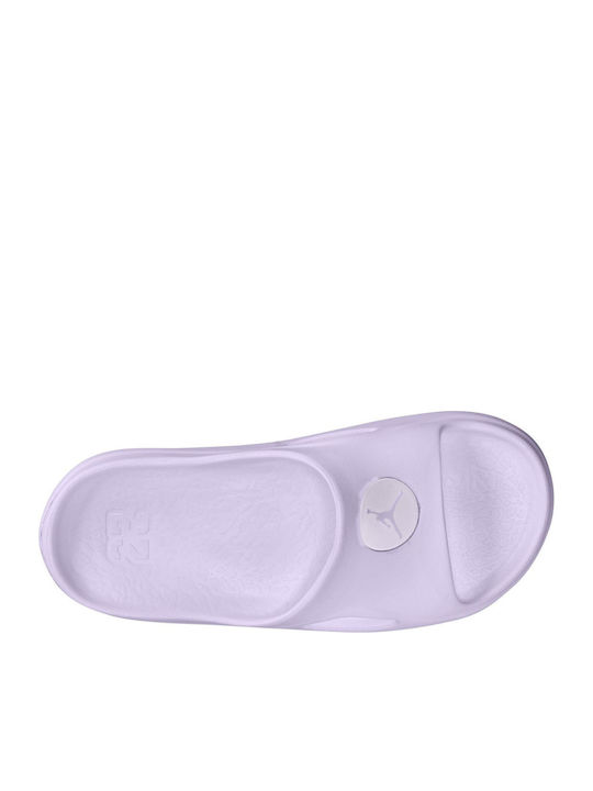 Flip-flopi pentru copii Slides Violet Jordan Hydri Slide