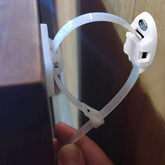 Plastic TV Protector in White Colour 14x20.2x2cm 2 Pieces