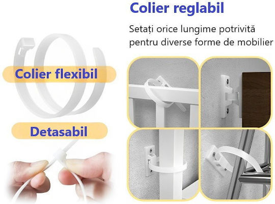 Plastic TV Protector in White Colour 14x20.2x2cm 2 Pieces