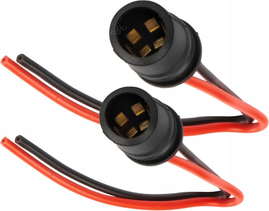 2x W5w T10 Bulb Holder Socket Plug Connector