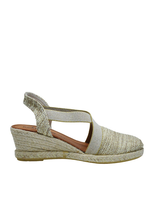 Summer Women's Platform Espadrille Style Beige