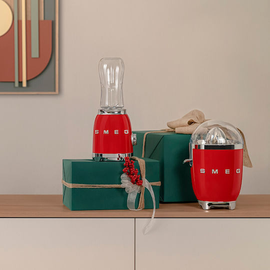 Smeg 50's Style Блендер с Каната Тритан 600 мл 300W Червен