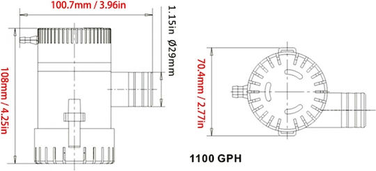 Water Transfusion Pump for Boat 12V