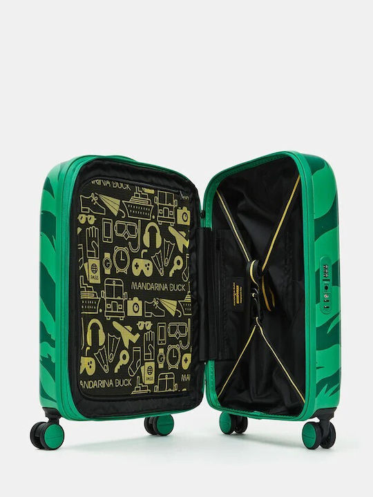 Mandarina Duck Logoduck+ Cabin Hard Suitcase Sandokan with 4 Wheels Height 55 cm