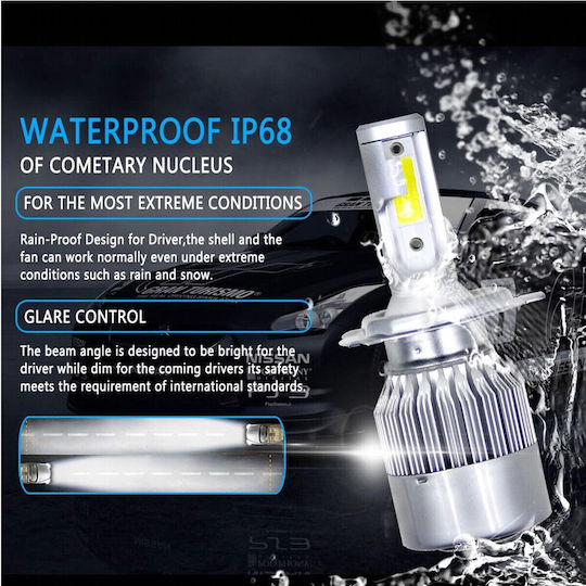 VenCore Lamps Car & Motorcycle H1 LED 6000K Cold White 12-24V / 12V 1pcs
