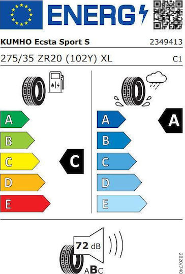 Kumho 275/35R20 102E-Commerce-Website XL Sommerreifen Reifen für Passagier Auto