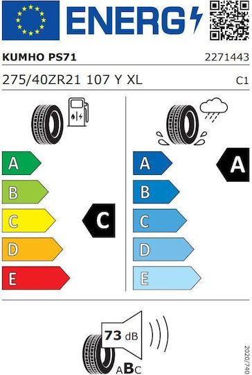 Ecsta PS71 275/40R21 107E-Commerce-Website XL Sommerreifen Reifen für Passagier Auto
