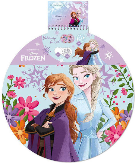 Блок За Рисуване Кръгъл Ф36 См 40 Листа Frozen Самозалепващи Стикери