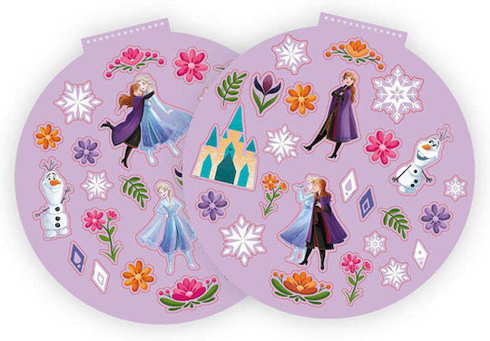 Блок За Рисуване Кръгъл Ф36 См 40 Листа Frozen Самозалепващи Стикери