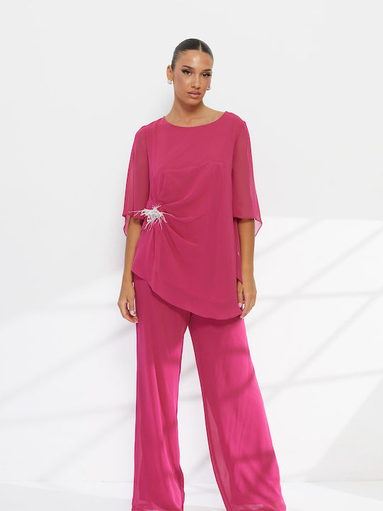 Damen Asymmetrisches Set mit Hose