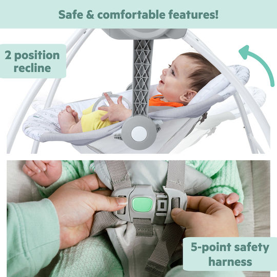 Disney Electric Baby Bouncer Winnie The Pooh Swing