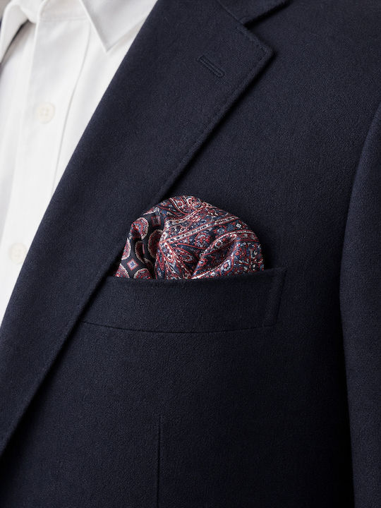 Men's Silky Black Handkerchief