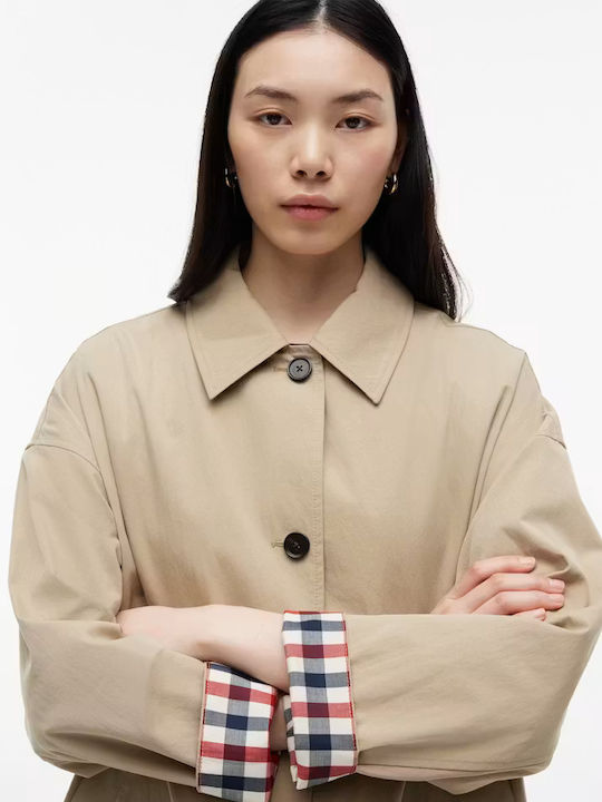 Tommy Hilfiger Μπεζ Καμπαρντίνα