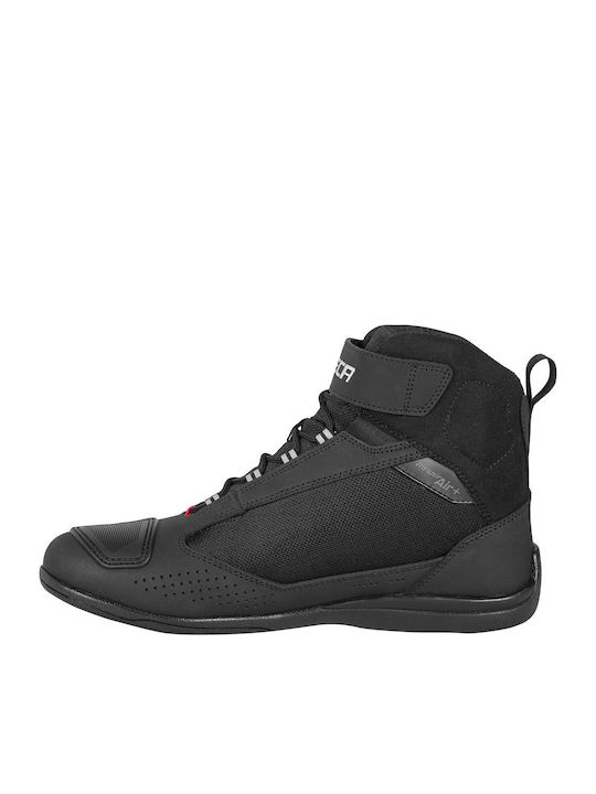 Seca Traffic II Damen Motorradstiefel Leder Schwarz