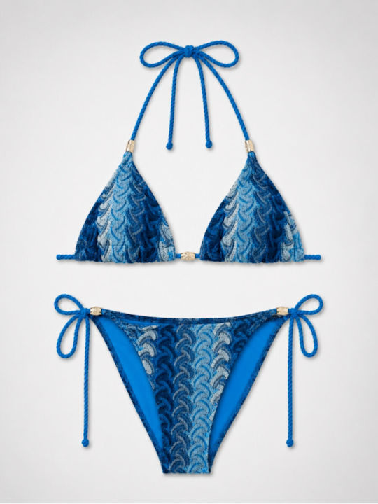 Bikini-Set 3 Stücke Blau