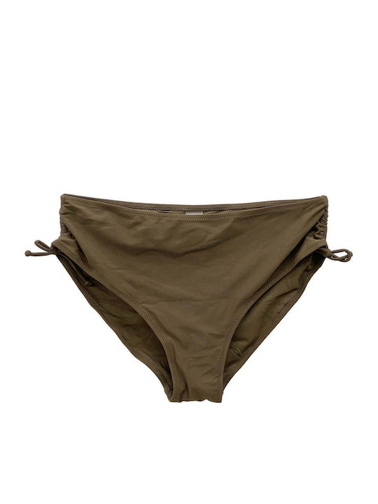 Set Bikini Tierdruck Braun