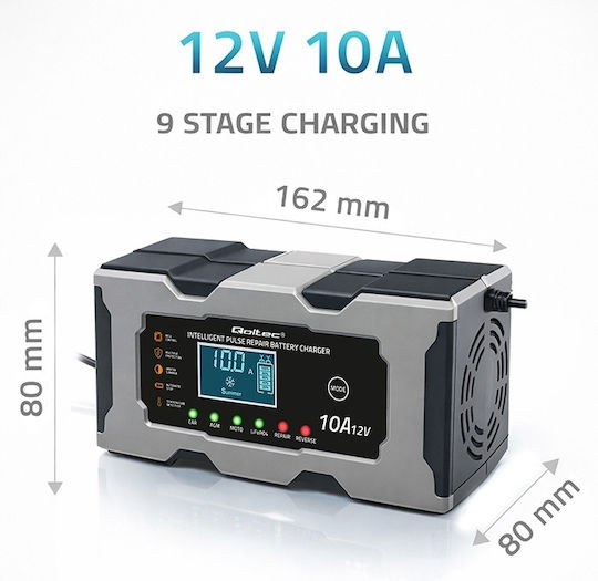 Qoltec Autobatterieladegerät 12V 10A