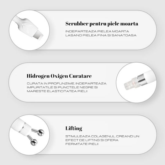 Electro Ag Dispozitiv de Rejuvenare Facială 7 în 1 Dispozitiv de Dermabraziune CC71