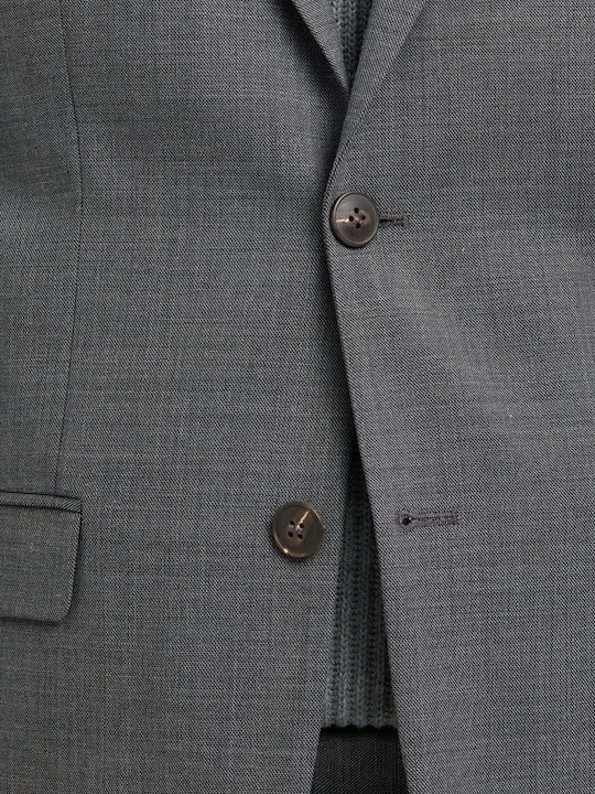 Winter Herrenanzugsjacke mit Schlanke Passform Anthrazit